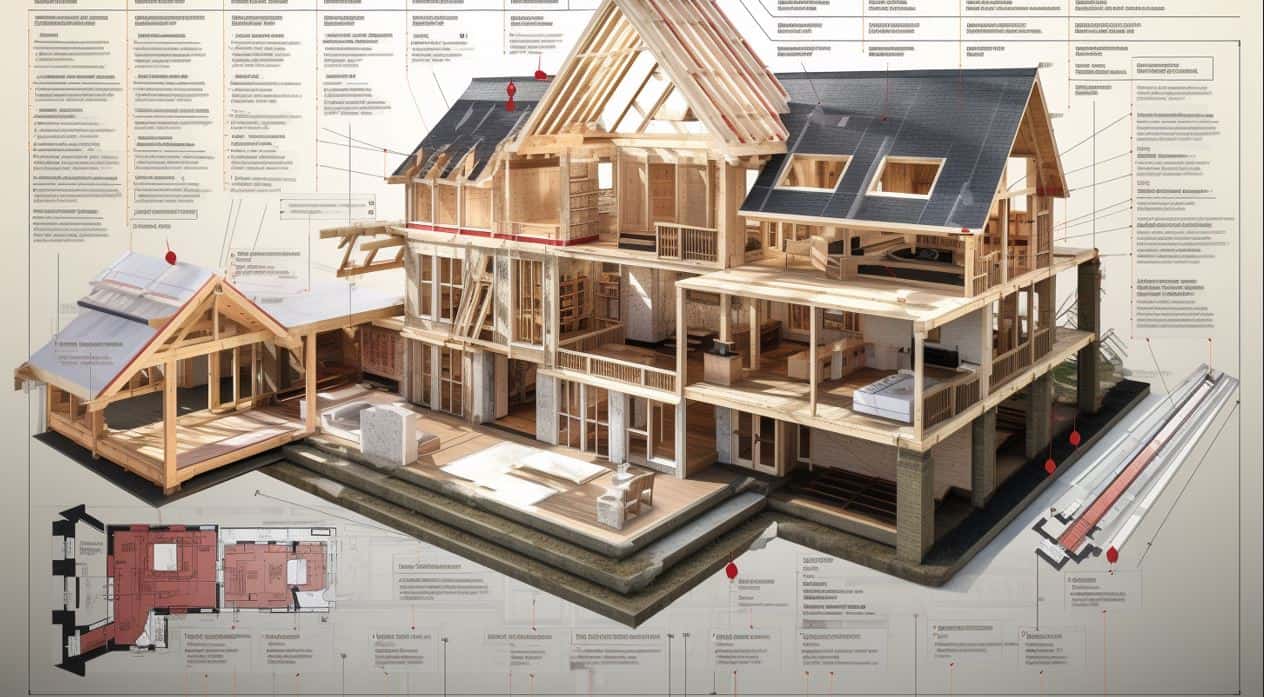Farming (structure) stage in Wood Framing