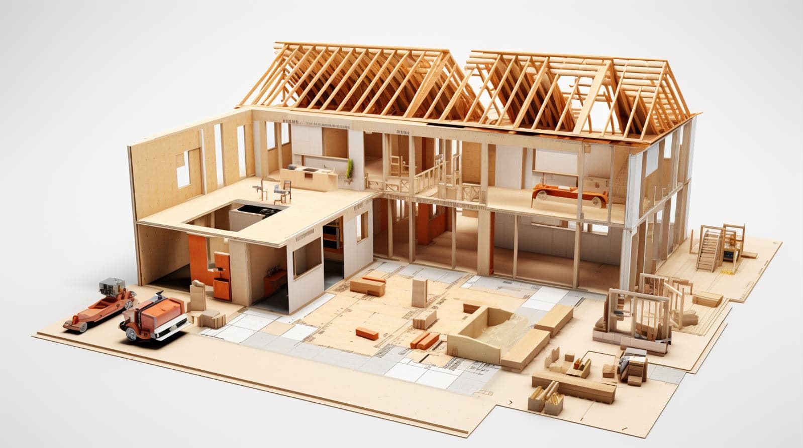 Workshop preparation stage in Wood Framing