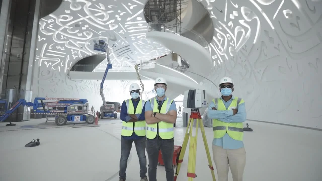 Museum of the Future: survey team in the project video preview