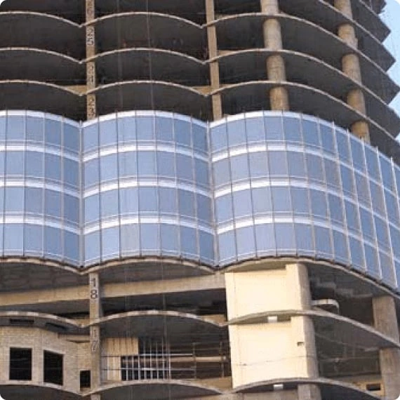 Burj Khalifa: facade and exposed floors in the official structure archive