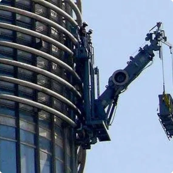 Burj Khalifa: facade-access equipment in the official structure archive