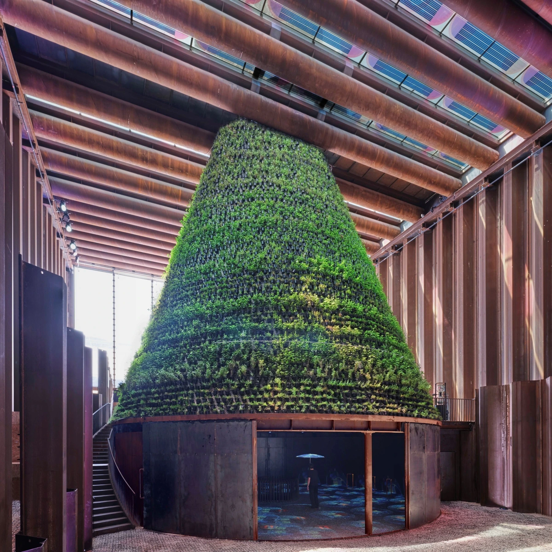 Netherlands pavilion: enclosure and interior environmental element