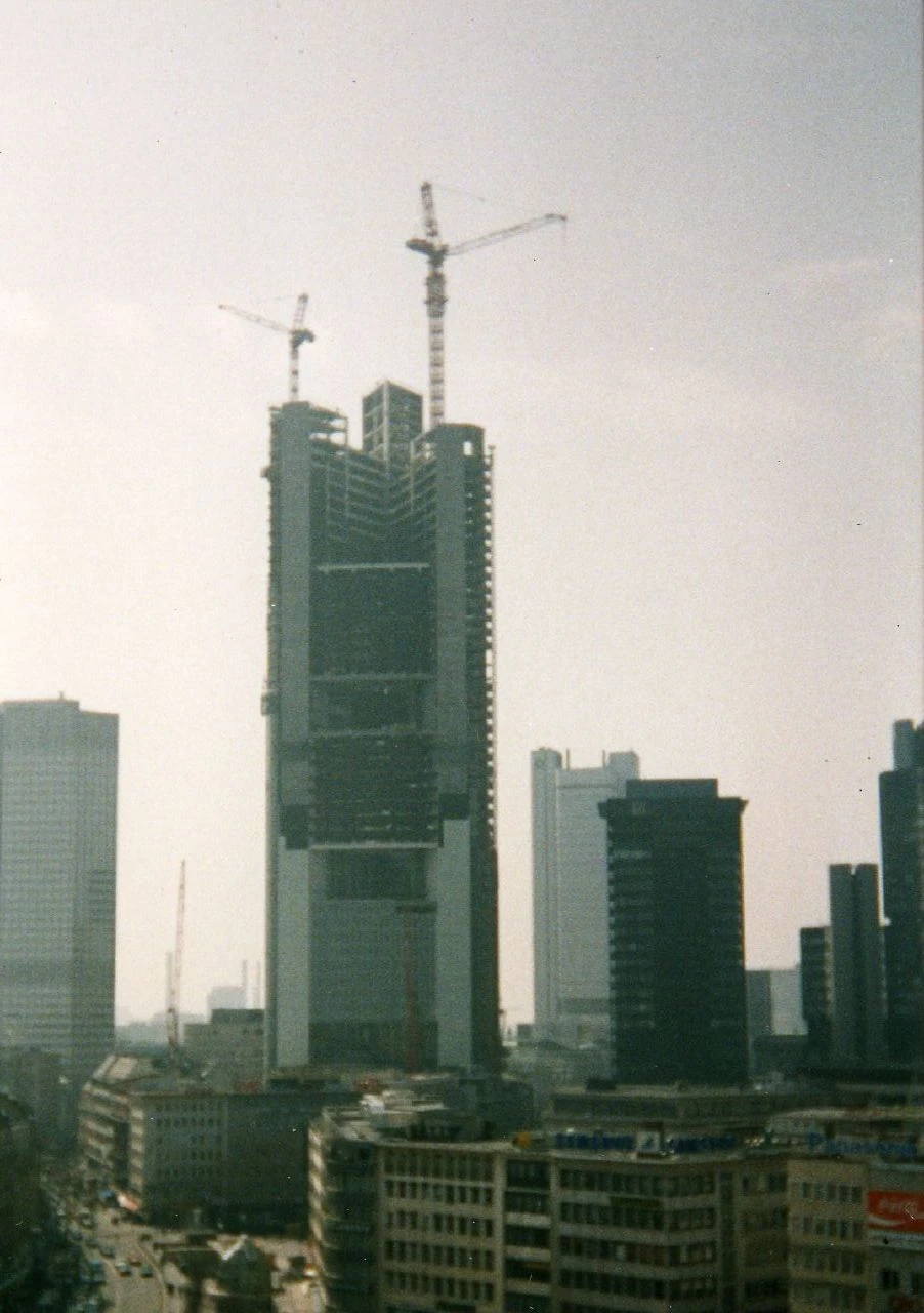 Commerzbank Tower under construction