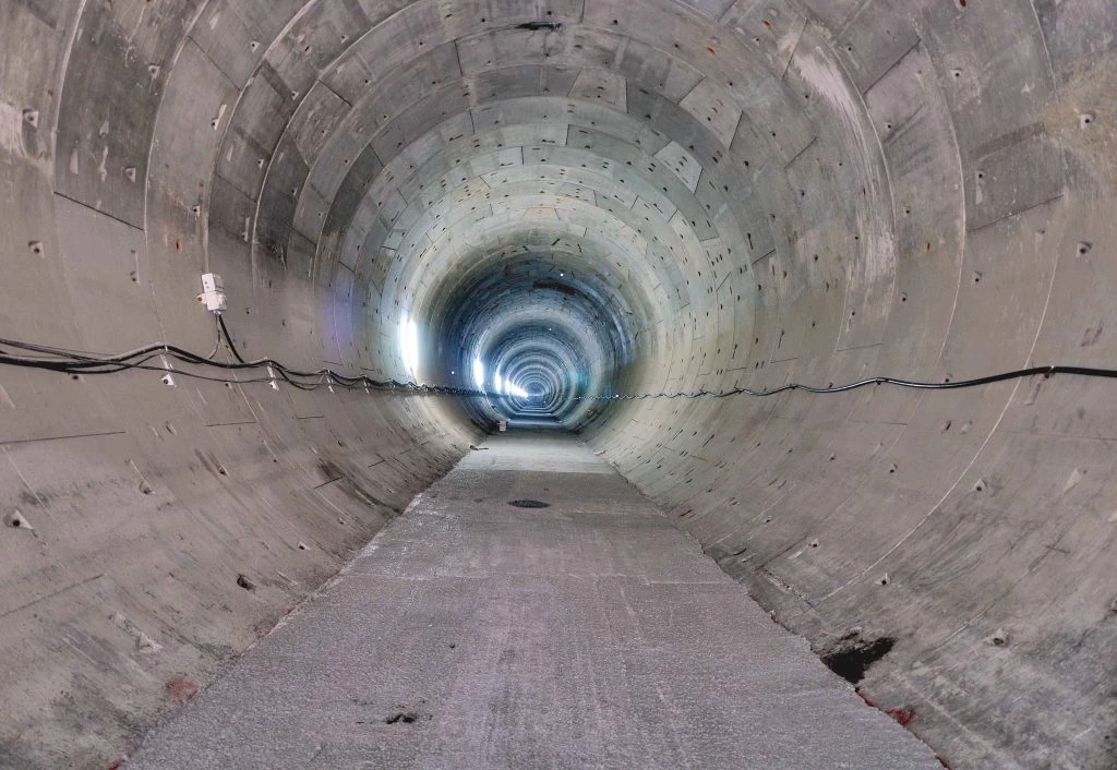 Marmaray: unfinished bored-tunnel lining