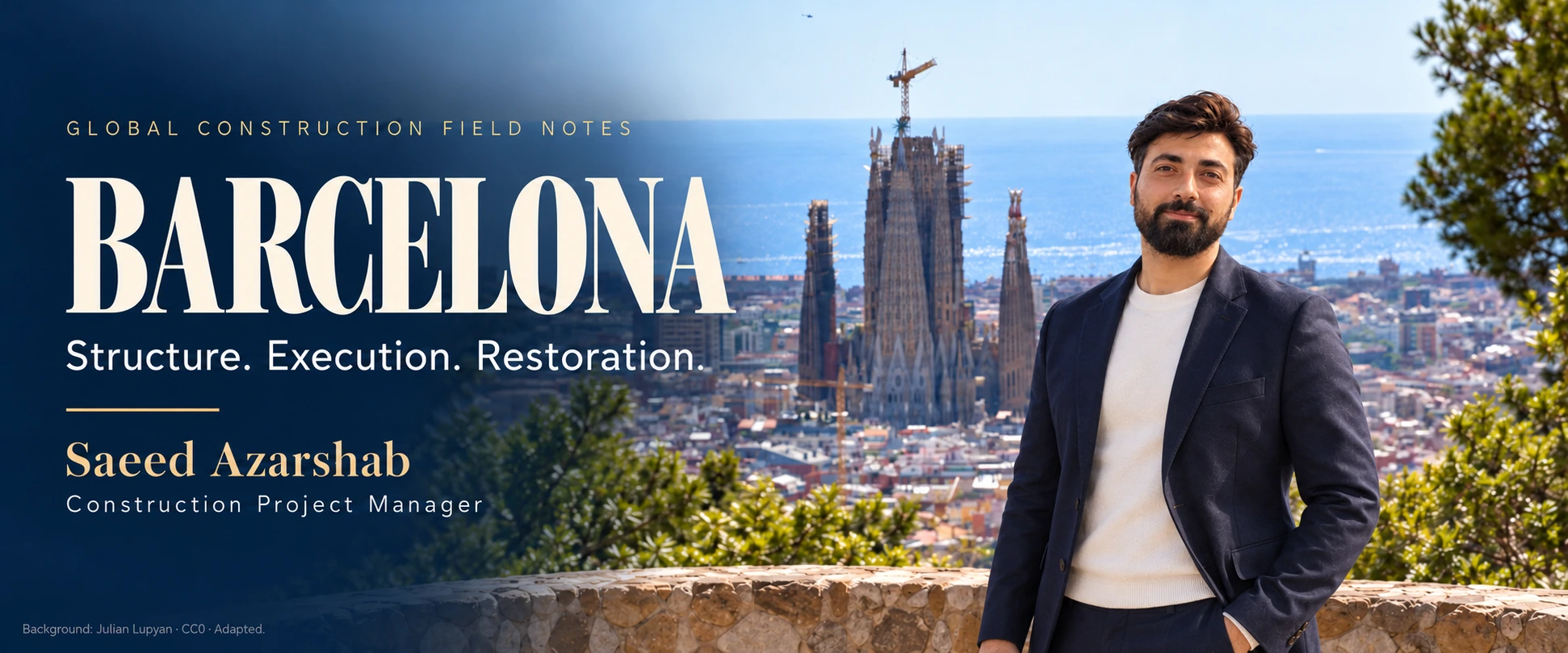 Saeed Azarshab (سعید آذرشب) — Barcelona — construction field notes cover