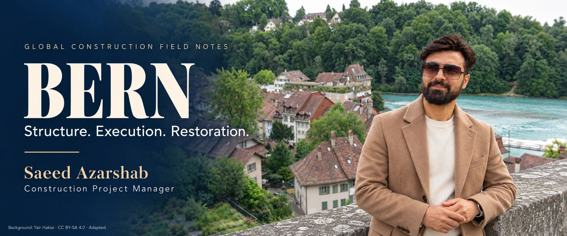 Saeed Azarshab (سعید آذرشب) — Bern — construction field notes cover