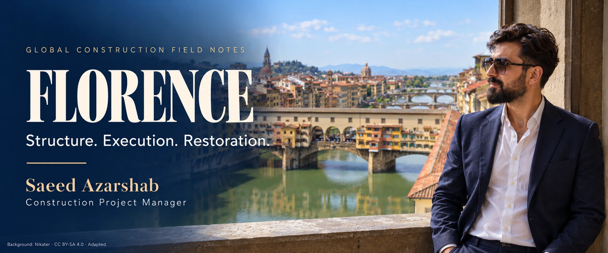 Saeed Azarshab (سعید آذرشب) — Florence — construction field notes cover