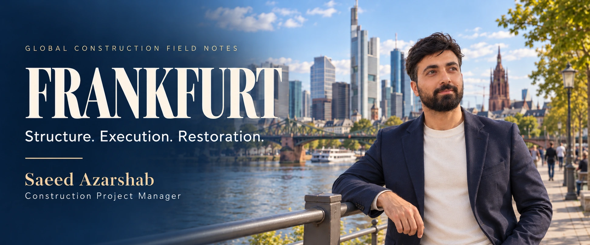 Saeed Azarshab (سعید آذرشب) — Frankfurt — construction field notes cover