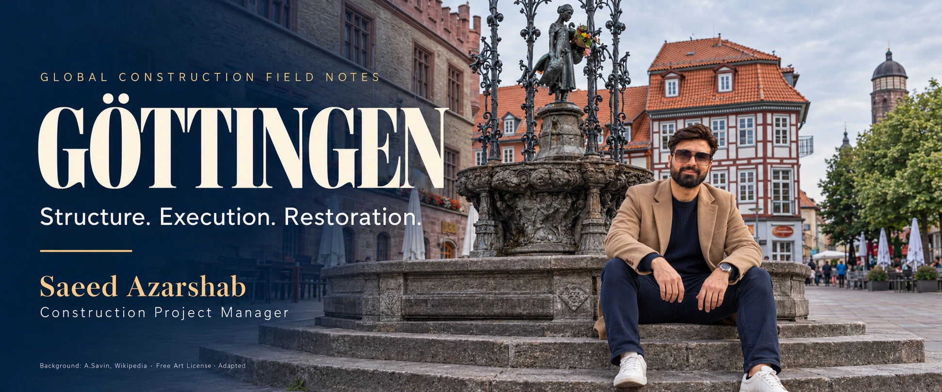 Saeed Azarshab (سعید آذرشب) — Göttingen — construction field notes cover