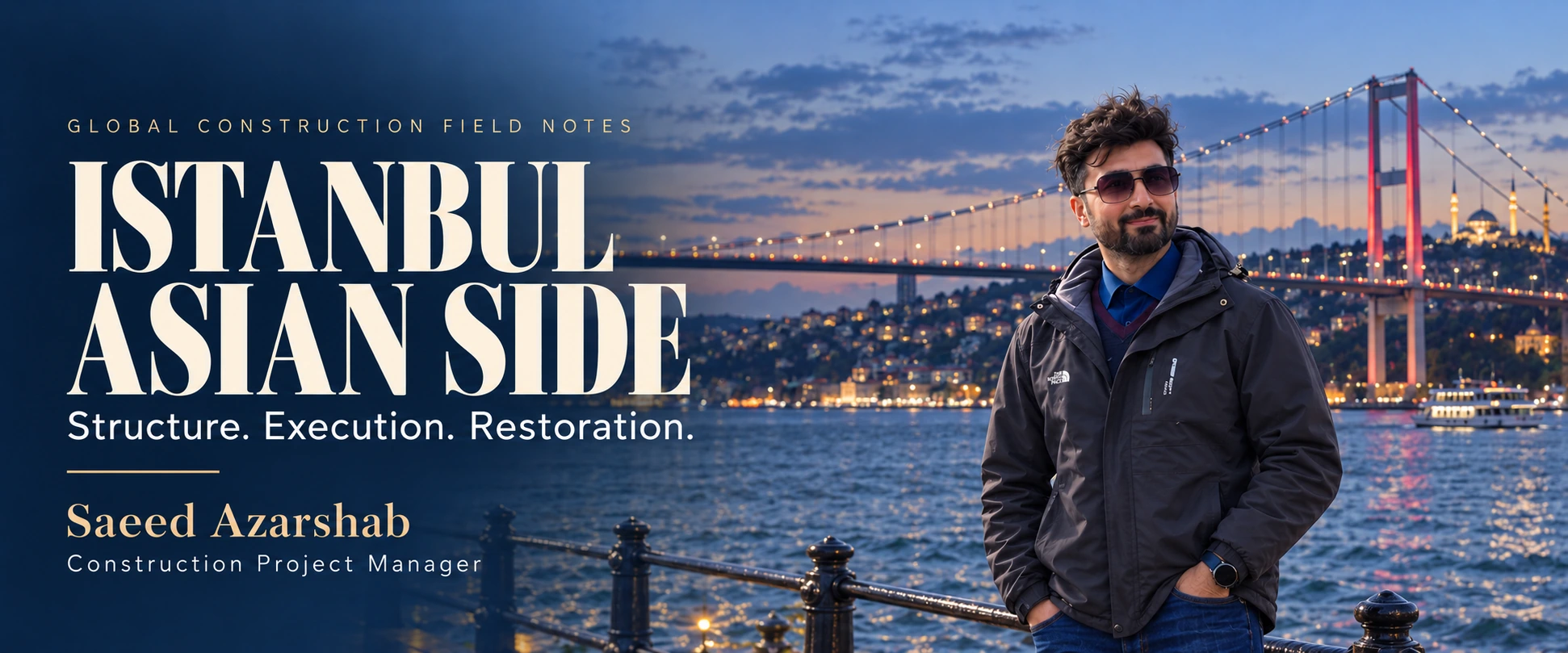 Saeed Azarshab (سعید آذرشب) — Modern & Asian Istanbul — construction field notes cover