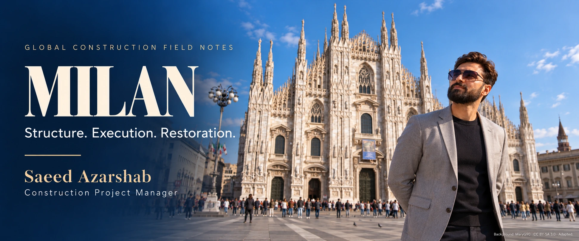 Saeed Azarshab (سعید آذرشب) — Milan — construction field notes cover
