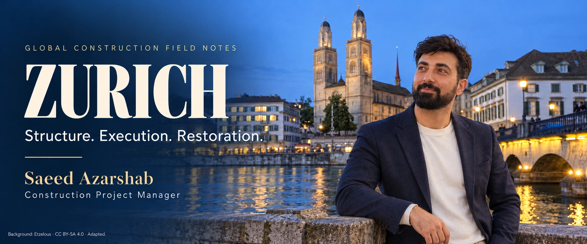 Saeed Azarshab (سعید آذرشب) — Zurich — construction field notes cover