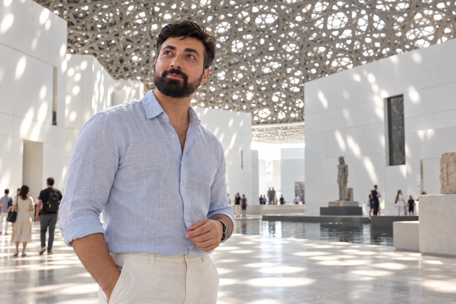 Saeed Azarshab (سعید آذرشب) — Abu Dhabi — Louvre Abu Dhabi dome