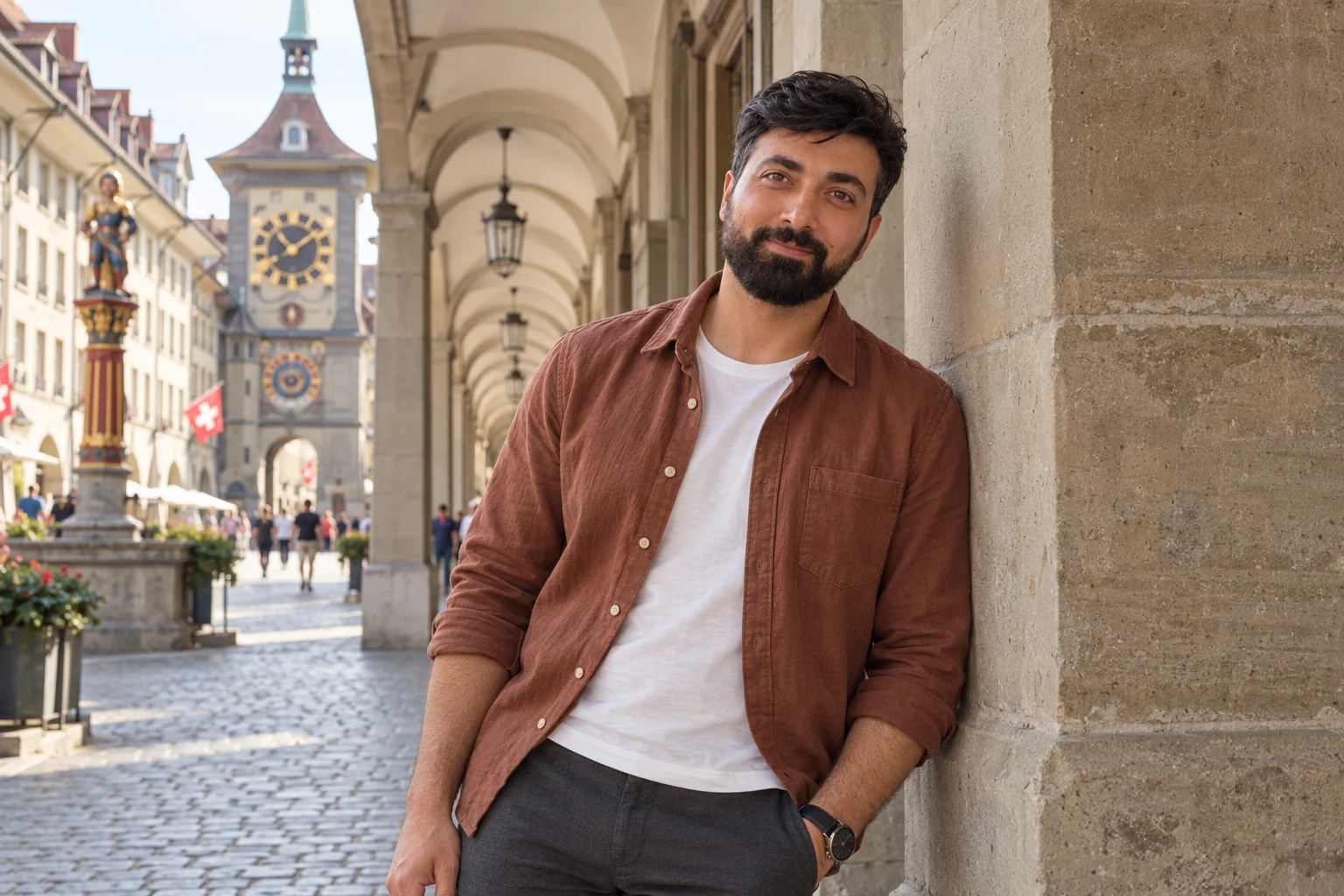 Saeed Azarshab (سعید آذرشب) — Bern — Historic stone arcades