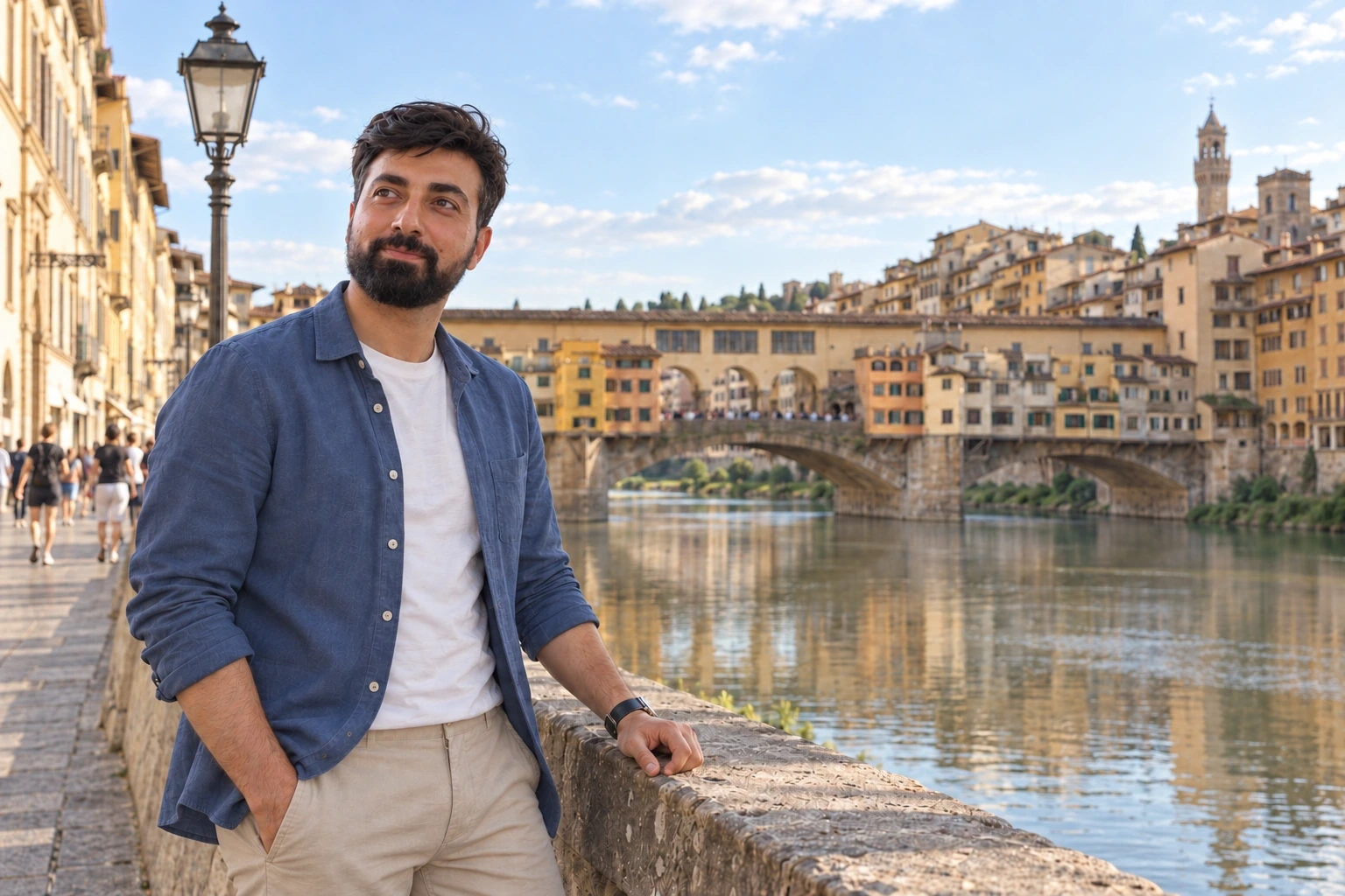 Saeed Azarshab (سعید آذرشب) — Florence — Bridge and river interfaces