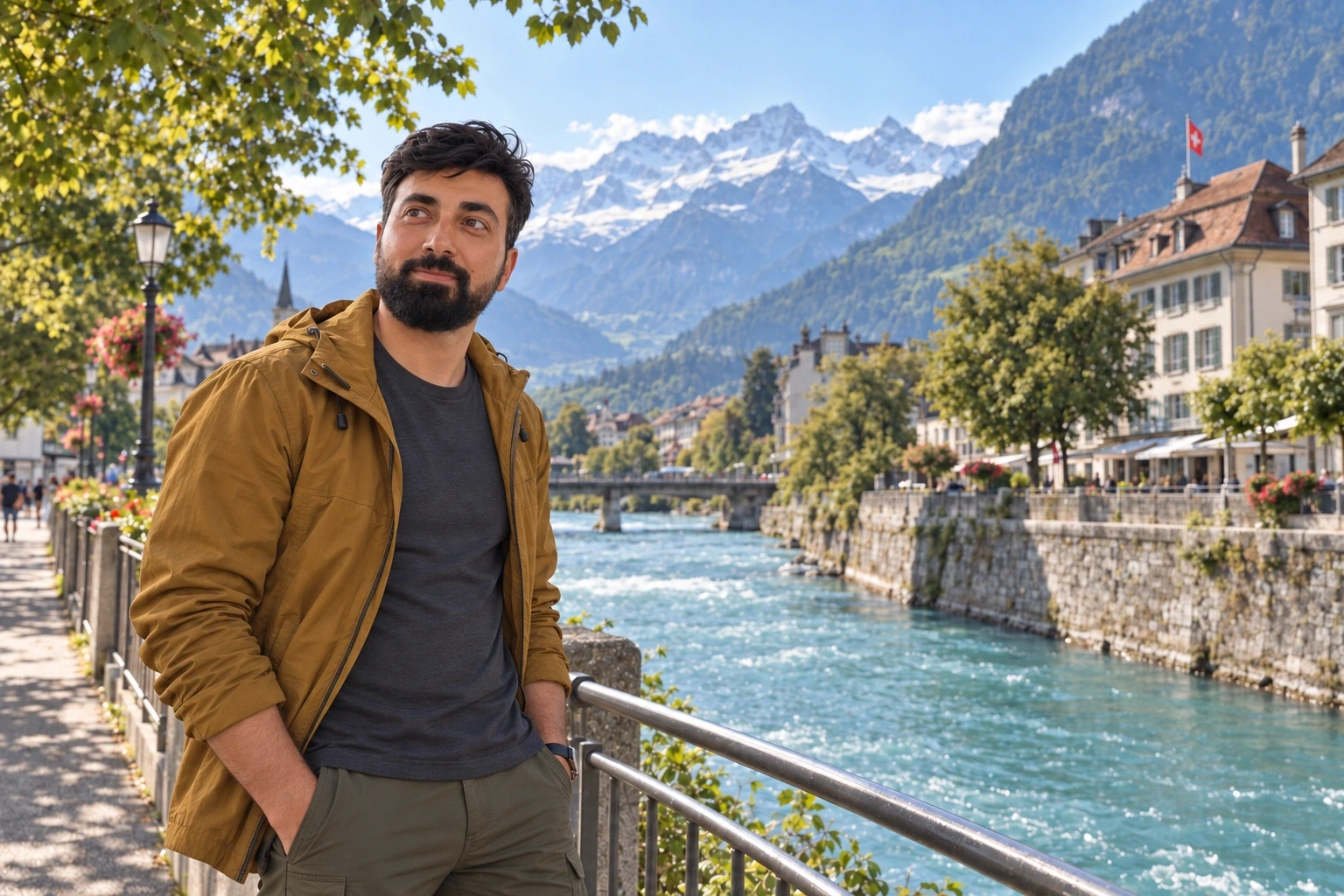 Saeed Azarshab (سعید آذرشب) — Interlaken — Water and riverbank condition