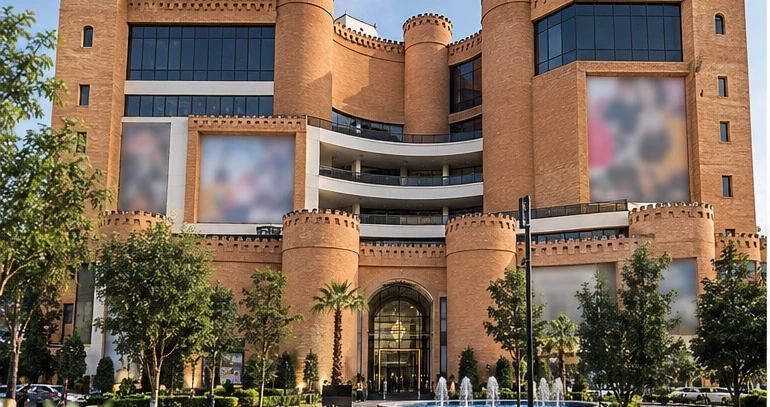 Niayesh Overview entrance exterior view