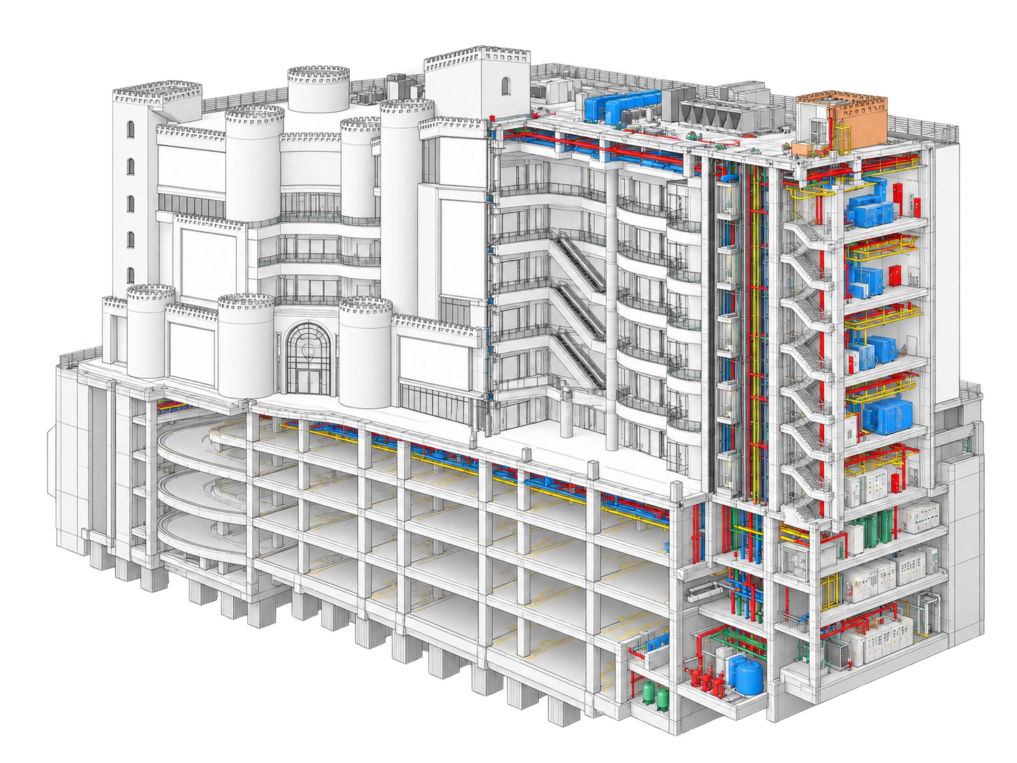 Niayesh Overview conceptual bim section