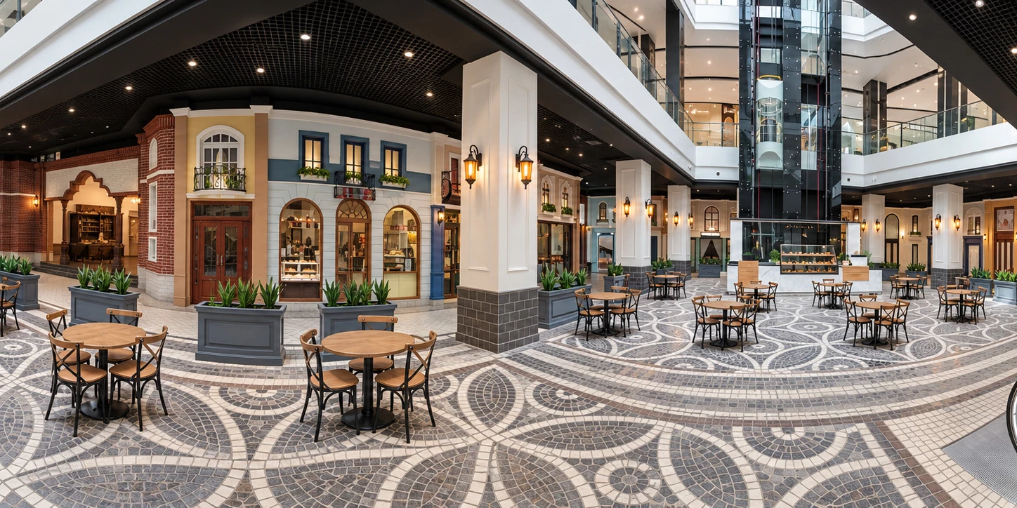 Niayesh Food Hall food hall seating view