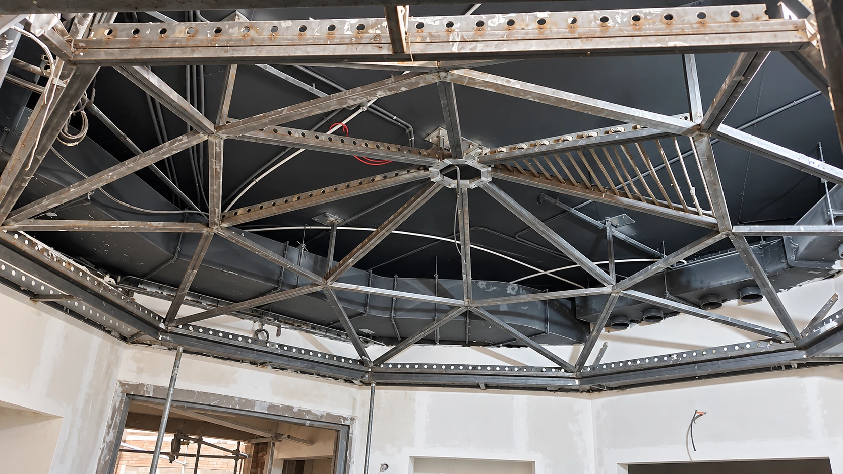 Niayesh Food Hall overhead framing view