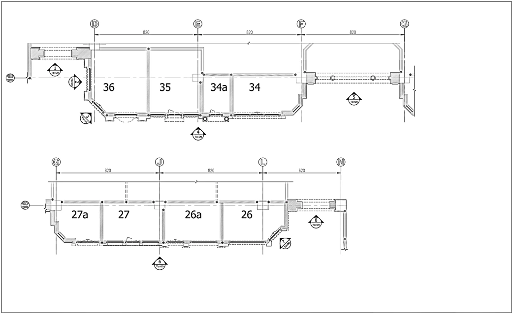 Niayesh Food Hall fabrication detail drawing