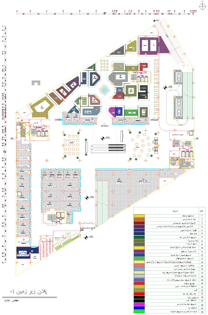 Niayesh Food Hall food hall layout plan