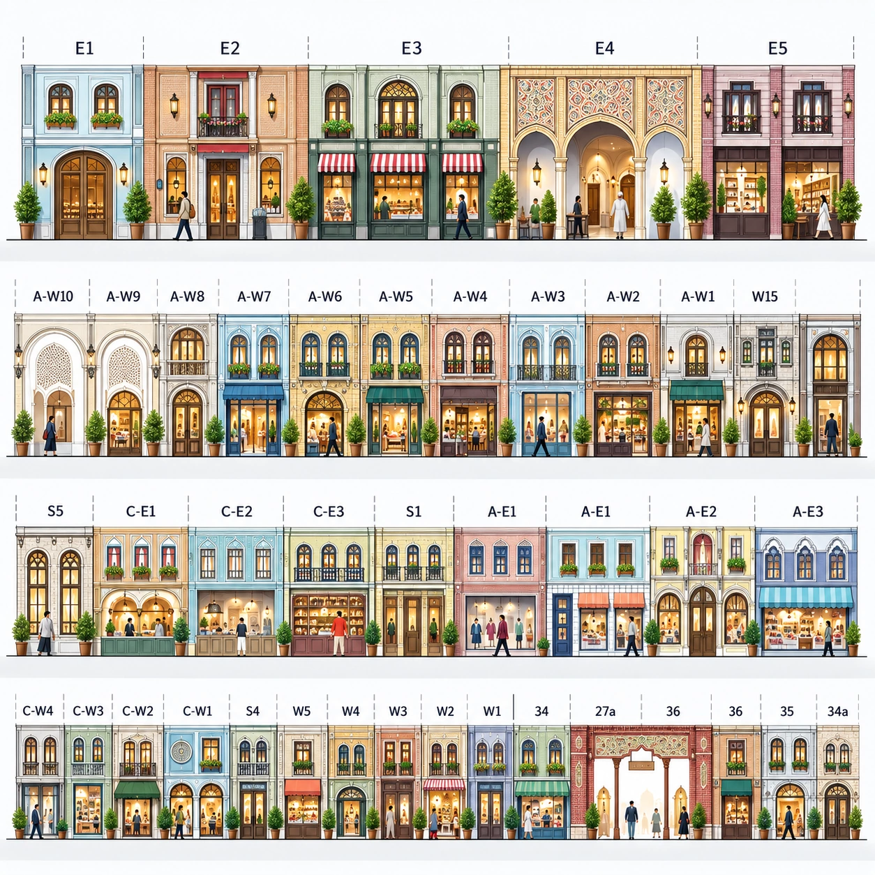 Niayesh Food Hall frontage design reference