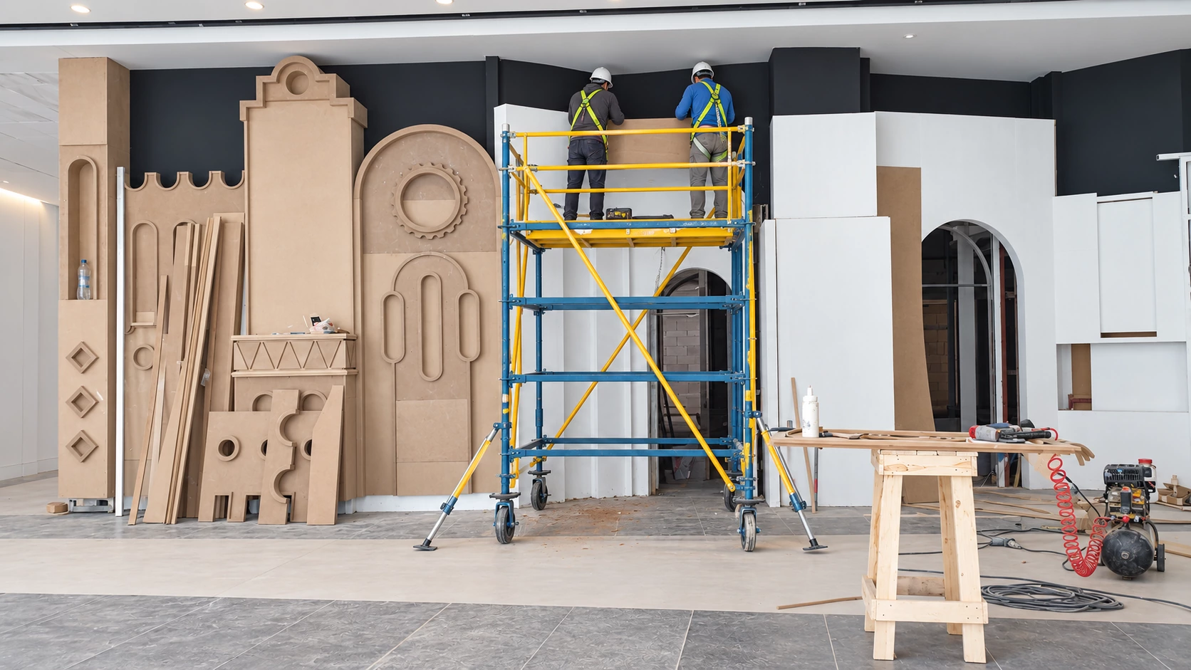 Niayesh Leisure decorative finish installation