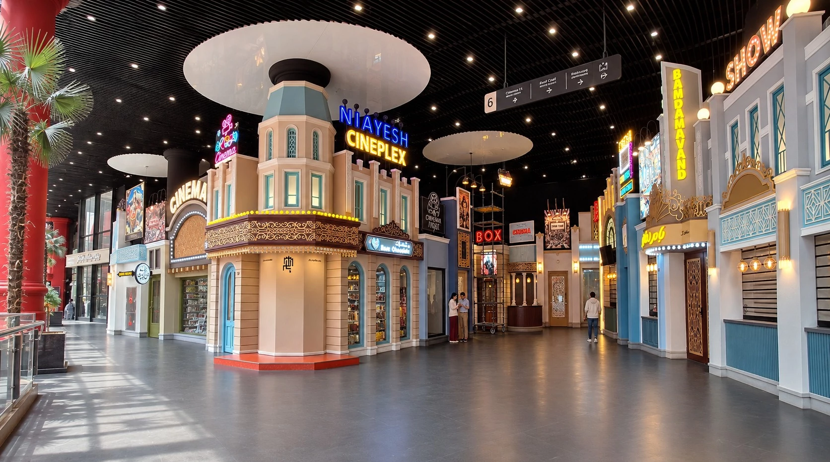 Niayesh Cinema cinema public circulation