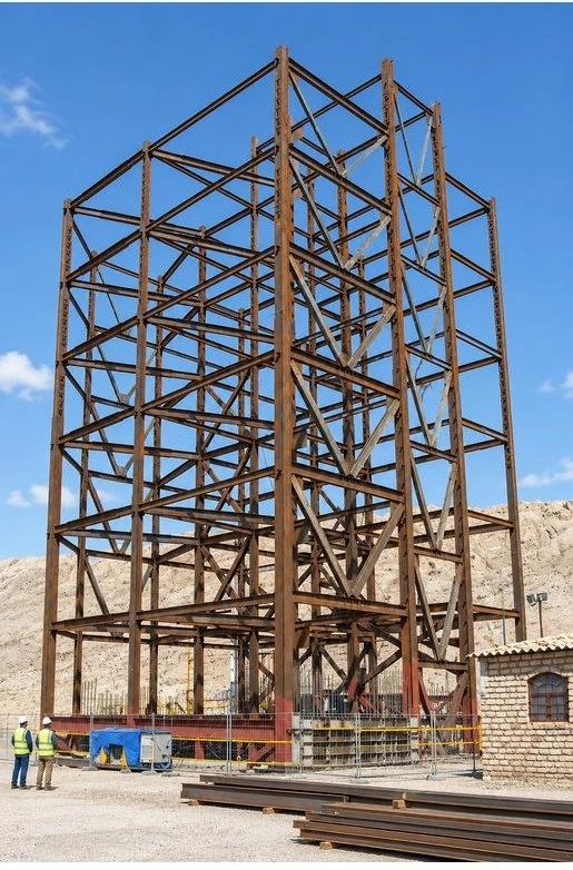 Qom steel frame source view