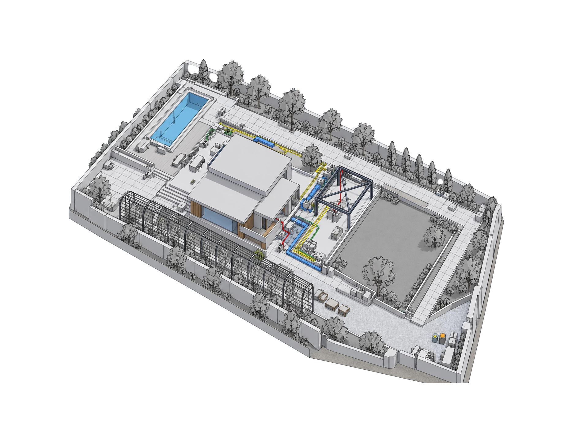 Husseinabad Illustrative conceptual bim view