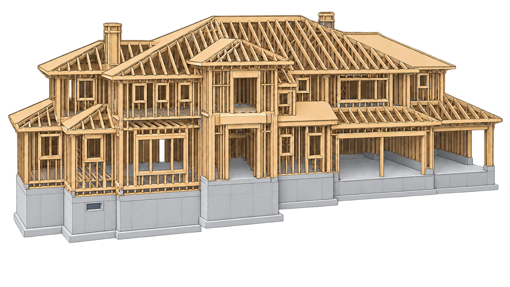 US Tallwood conceptual timber framing